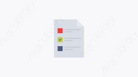 图片素材-010-检查表checklist卡通扁平实验室科学教育元素图标