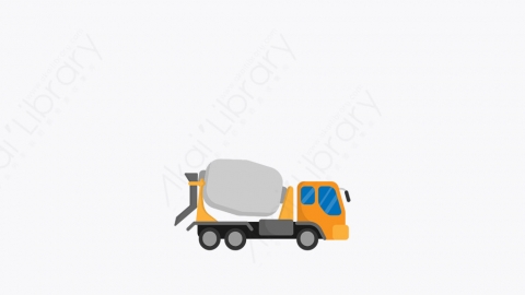 图片素材-010_混凝土运输车_concrete_truck