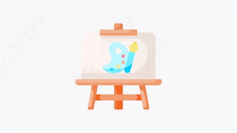 图片素材-010-画架easel