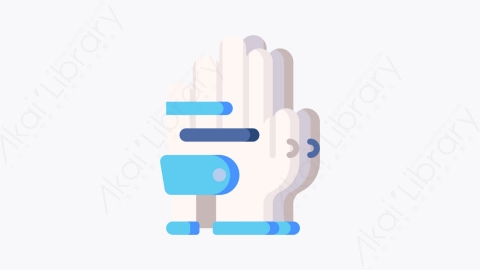图片素材-010手套 glovesMG卡通高尔夫元素图标