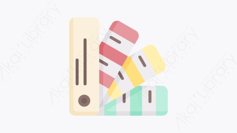 图片素材-010潘通 pantoneMG卡通美术元素图标