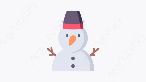 图片素材-010雪人 snowmanMG卡通圣诞头像元素图标