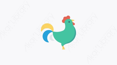 图片素材-011-鸡肉chicken卡通扁平动物元素图标