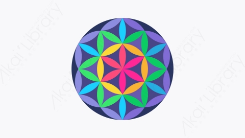 图片素材-011生命之花 flower of lifeMG卡通神圣的几何元素图标