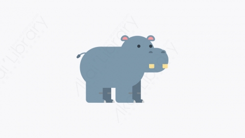 图片素材-011_河马_hippopotamus