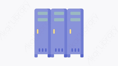 图片素材-011个人储物柜 lockersMG卡通教育元素图标