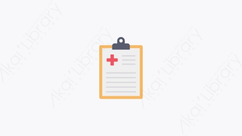 图片素材-011-医疗报告medical_report卡通扁平紧急医疗卫生元素图标