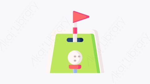 图片素材-011迷你高尔夫 mini golfMG卡通高尔夫元素图标