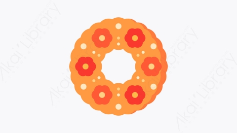 图片素材-011花环 wreathMG卡通印度共和国日元素图标