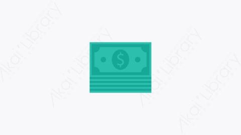 图片素材-012-美元dollars卡通扁平业余爱好时间元素图标
