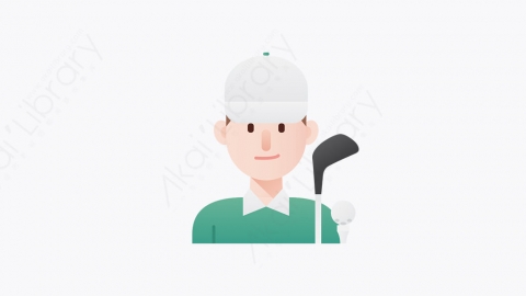 图片素材-013_高尔夫球手_golfer