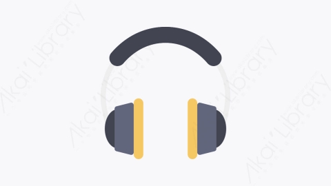 图片素材-013-耳机headphone扁平卡通影视电影元素图标