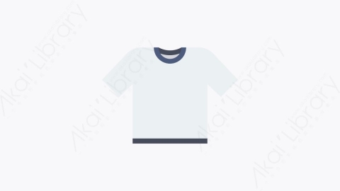 图片素材-014-T恤短袖tshirt卡通扁平健康和健身元素图标