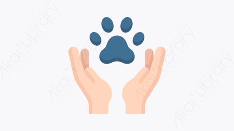 图片素材-015动物护理 animal careMG卡通慈善元素图标