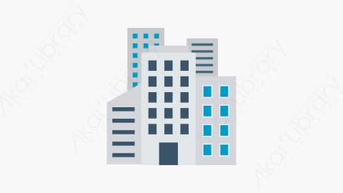 图片素材-015-建筑物buildings扁平卡通城市生活元素图标
