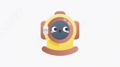 图片素材-015-潜水头盔diving_helmet