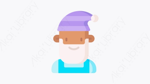 图片素材-015地精 gnomeMG卡通圣诞人物元素图标