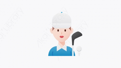 图片素材-015_高尔夫球手_golfer