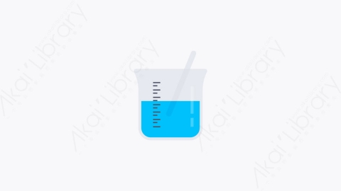 图片素材-016-烧杯beaker卡通扁平实验室科学教育元素图标