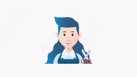 图片素材-016_理发师_hairdresser