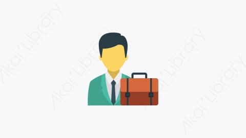 图片素材-0016-组合portfolio卡通扁平金融财务元素图标