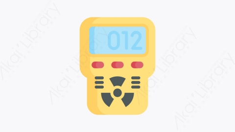图片素材-017剂量计 dosimeterMG卡通个人防护装备PPE元素图标
