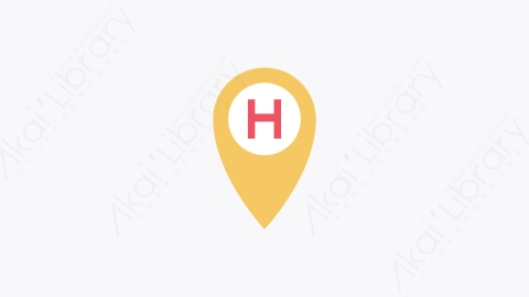 图片素材-017-地图位置map_location卡通扁平紧急医疗卫生元素图标