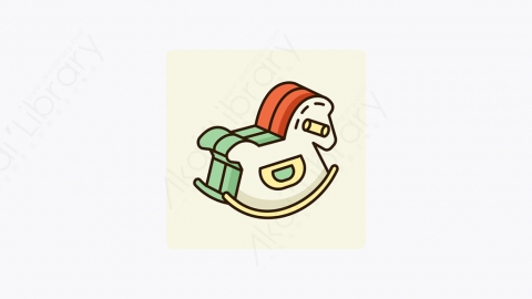 图片素材-017_摇摆木马_rocking_horse
