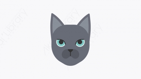 图片素材-017_俄罗斯蓝猫_russian_blue_cat