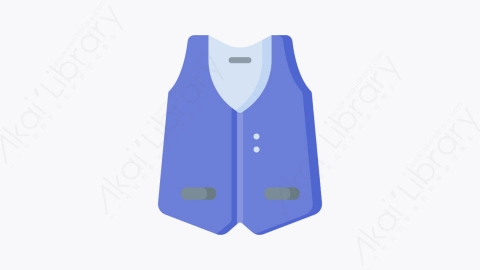图片素材-017背心 vestMG卡通衣服元素图标