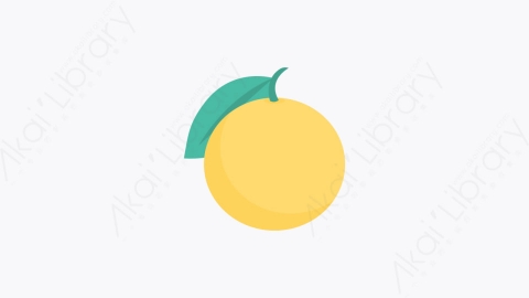图片素材-0018-橙色orange卡通扁平食物和饮料的元素图标