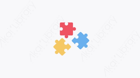图片素材-018-拼图块puzzle_piece扁平卡通娱乐元素图标
