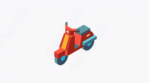 图片素材-018_小型摩托车_scooter