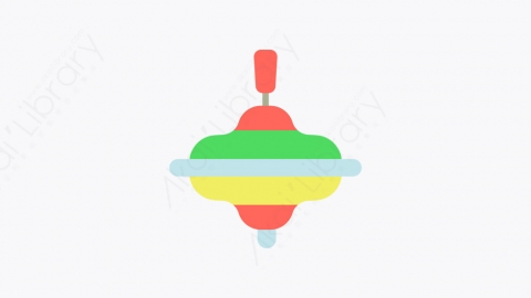 图片素材-018_旋转陀螺_spinning_top