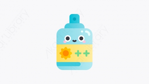 图片素材-018-防晒霜sunscreen