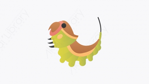 图片素材-019_毛虫_caterpillar