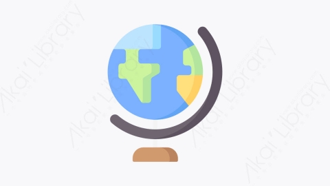 图片素材-019地球 globe earthMG卡通旅行元素图标