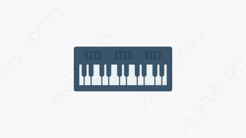 图片素材-019-钢琴piano扁平卡通生日聚会元素图标