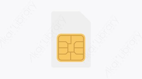 图片素材-019-手机卡sim_card扁平卡通通信元素图标