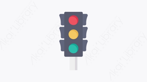 图片素材-019-红绿灯traffic_light扁平卡通城市生活元素图标