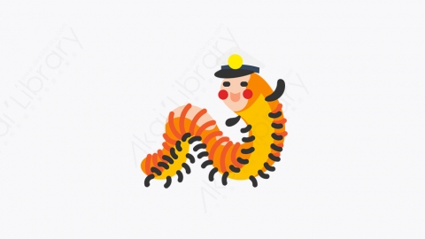 图片素材-020_千足虫_millipede