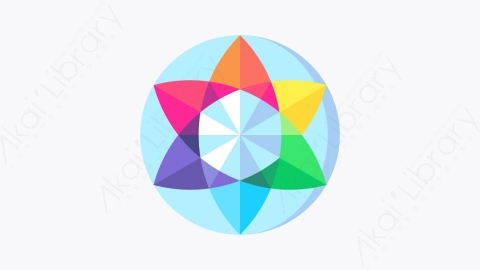 图片素材-020矢量平衡 vector equilibriumMG卡通神圣的几何元素图标
