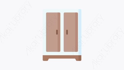 图片素材-020衣柜 wardrobeMG卡通家居用品元素图标