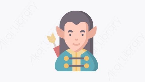 图片素材-021小精灵 elfMG卡通神奇字符元素图标