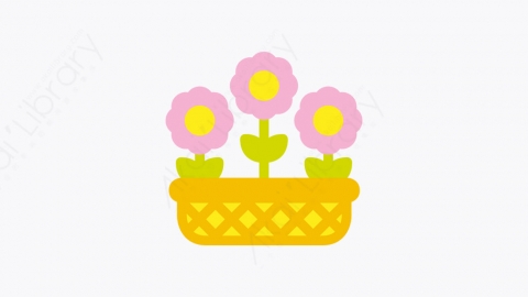 图片素材-021_花篮_flower_basket