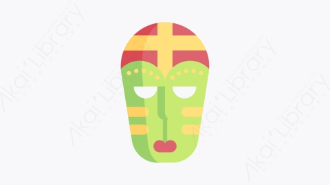图片素材-021面膜 maskMG卡通澳大利亚国庆日元素图标