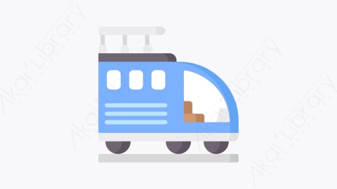 图片素材-021火车 trainMG卡通旅行元素图标