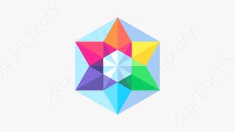 图片素材-021向量平衡 vector equilibriumMG卡通神圣的几何元素图标