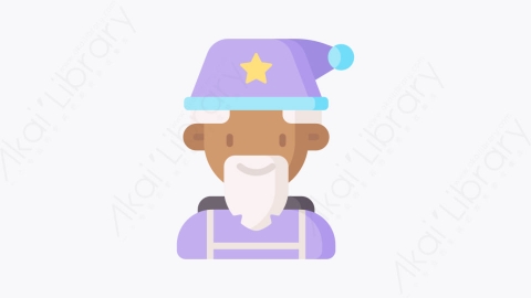 图片素材-021精灵wizardMG卡通童话元素图标