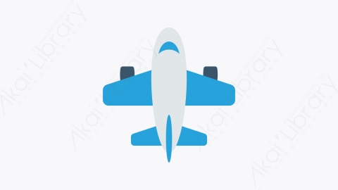 图片素材-022-飞机aeroplane卡通扁平婴儿儿童玩具元素图标